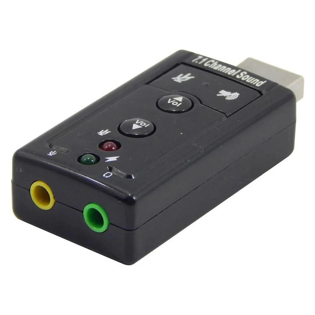 USB Som 7.1 3D Sound