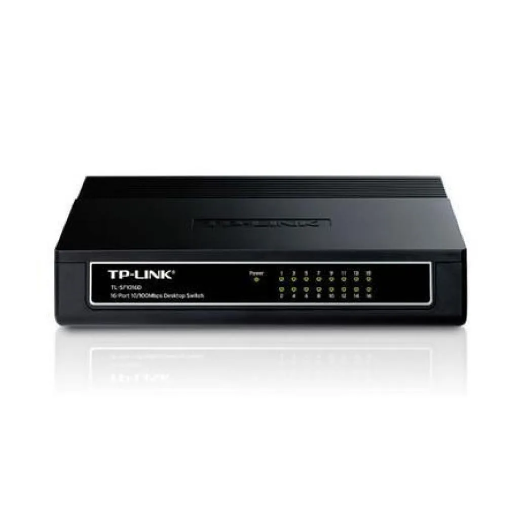 Hub 16 Portas Tp-Link TL-SF1016D 10/100Mbps Switch De Rede