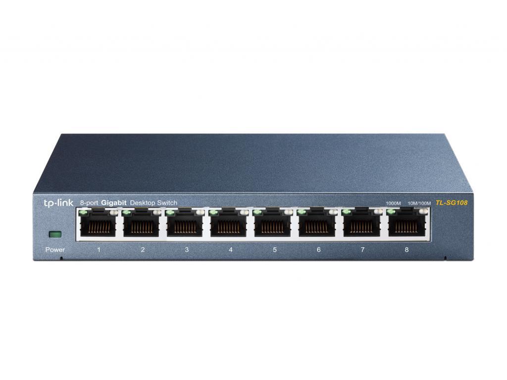 Hub 8 Portas Tp-Link TL-SG108 10/100/1000