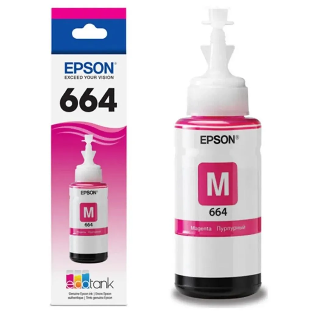 Tinta Epson T664320-AL Magenta L1XX/L2XX/L3XX/L5XX