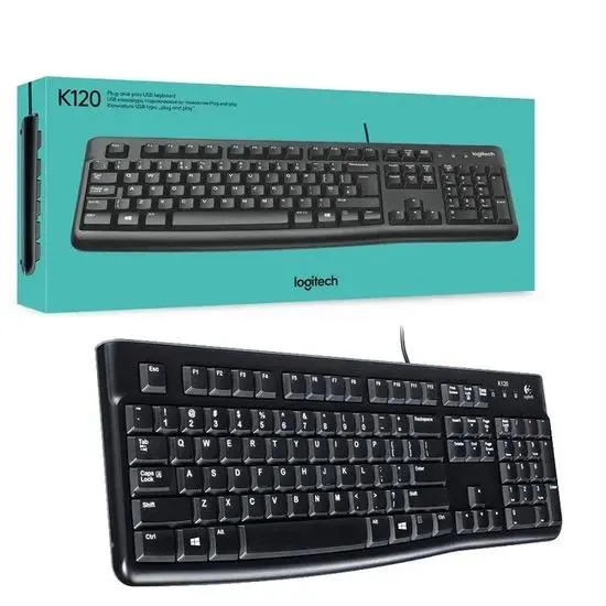 Teclado USB Logitech K120 Espanhol