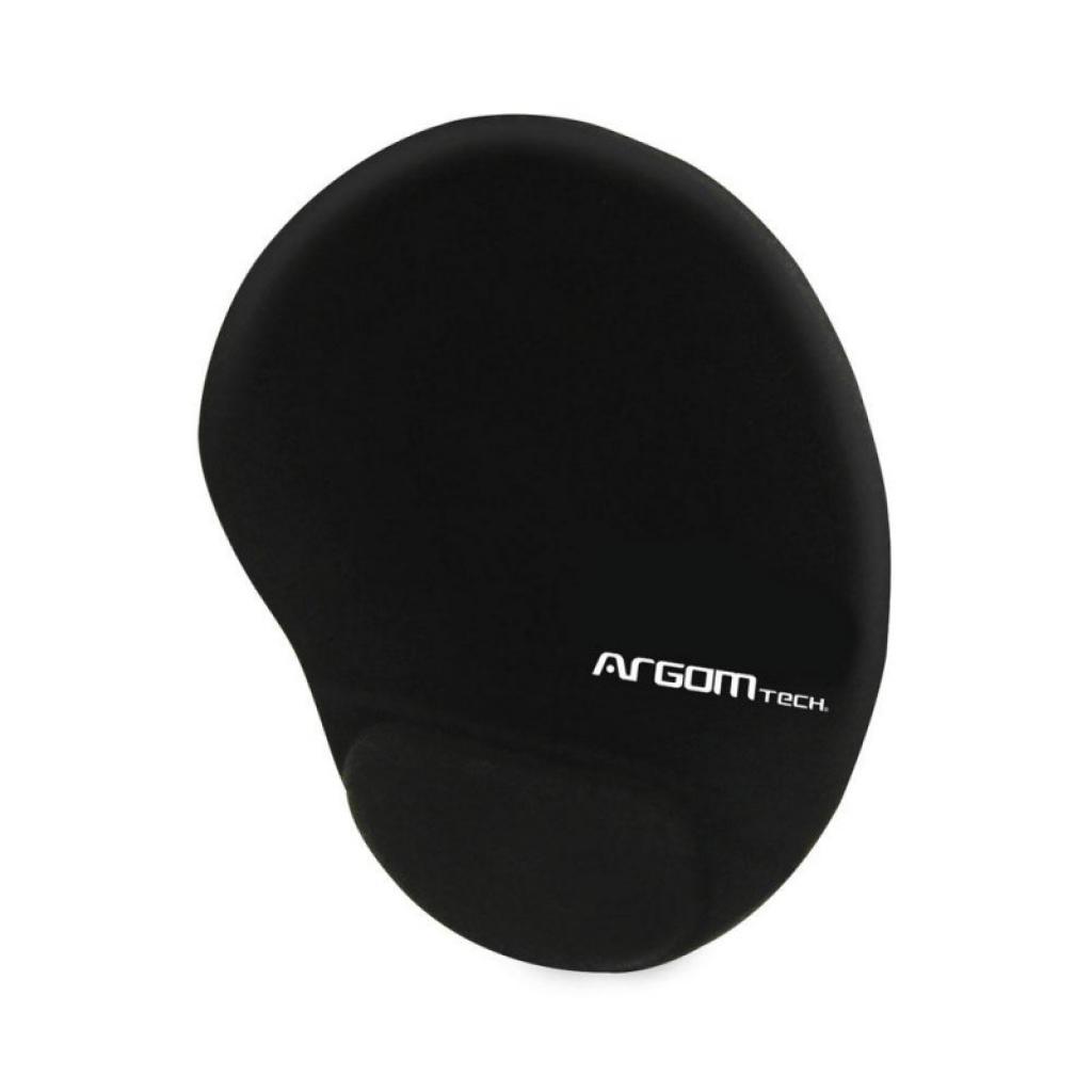 Mousepad Argom ARG-AC-1222 Preto Com Apoio De Gel (IVA)