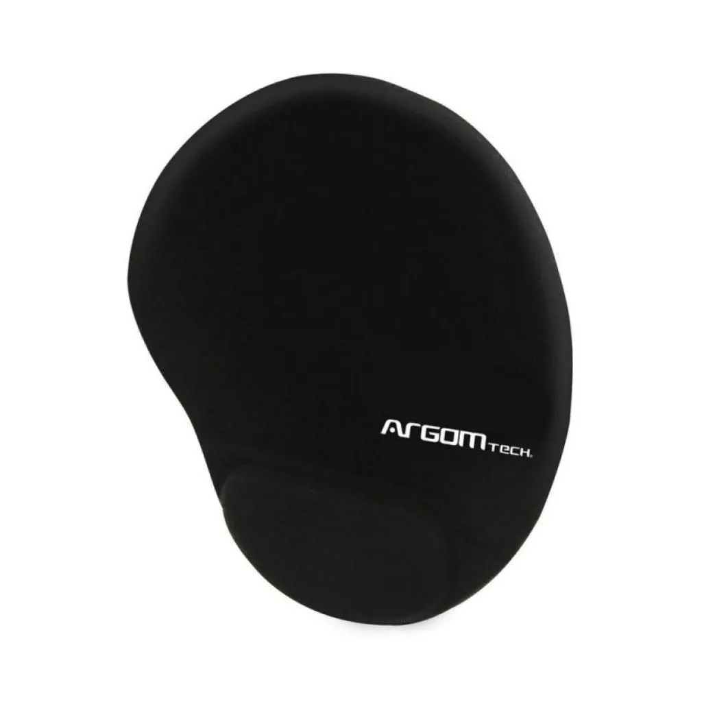 Mousepad Argom ARG-AC-1222 Preto Com Apoio De Gel (IVA)