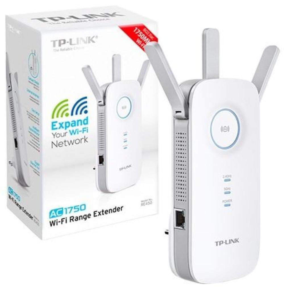 Repetidor De Sinal Tp-Link RE450 AC1750 Dual Band Wi-Fi