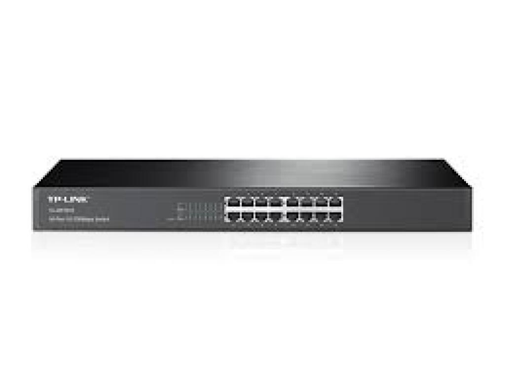 Hub 16 Portas Tp-Link TL-SF1016 Rack-Mountable Switch Fast Ethernet