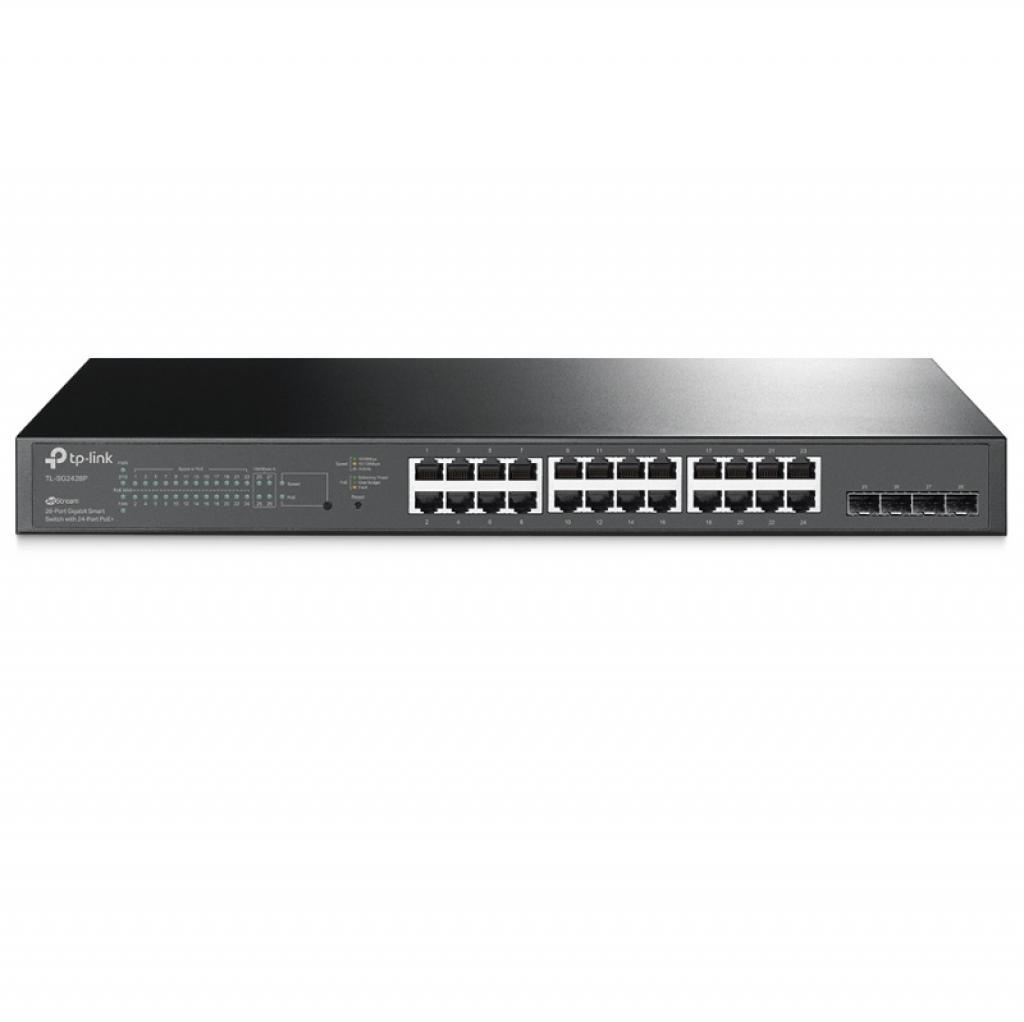 Hub 24 Portas Tp-Link TL-SG2428P 24 PoE+ 4SFP 56Gbps