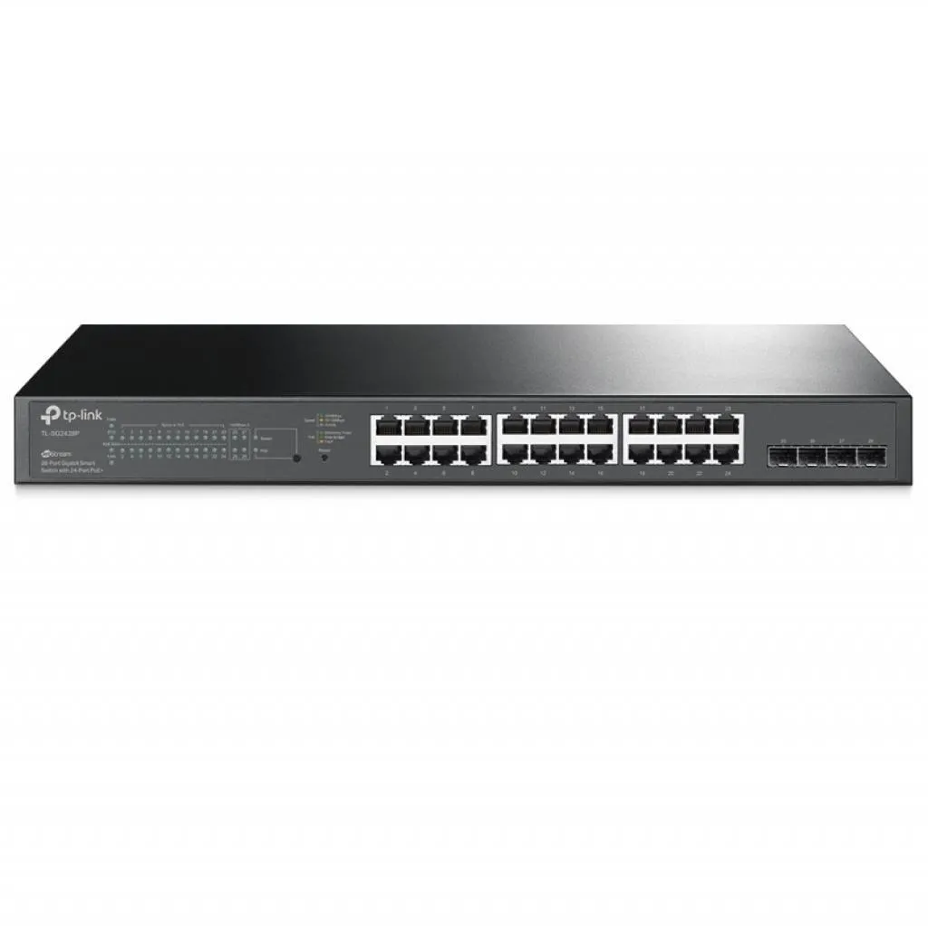 Hub 24 Portas Tp-Link TL-SG2428P 24 PoE+ 4SFP 56Gbps