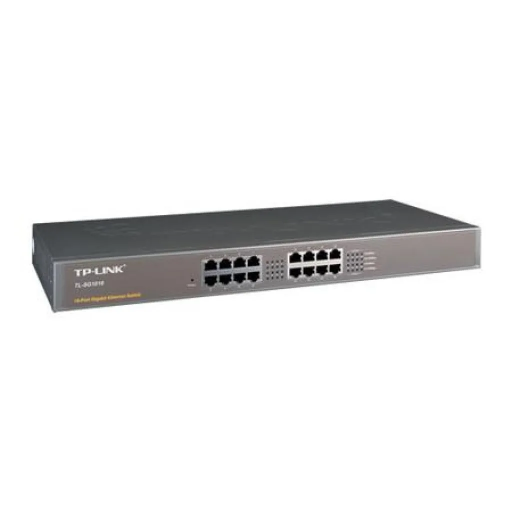 Hub 16 Portas Tp-Link TL-SG1016 10/100/1000 Rackmount Gigabit Ethernet