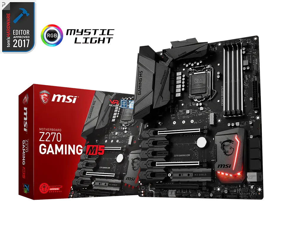 Placa-Mãe MSI Z270 Gaming M5 Intel Z270 LGA 1151 ATX DDR4