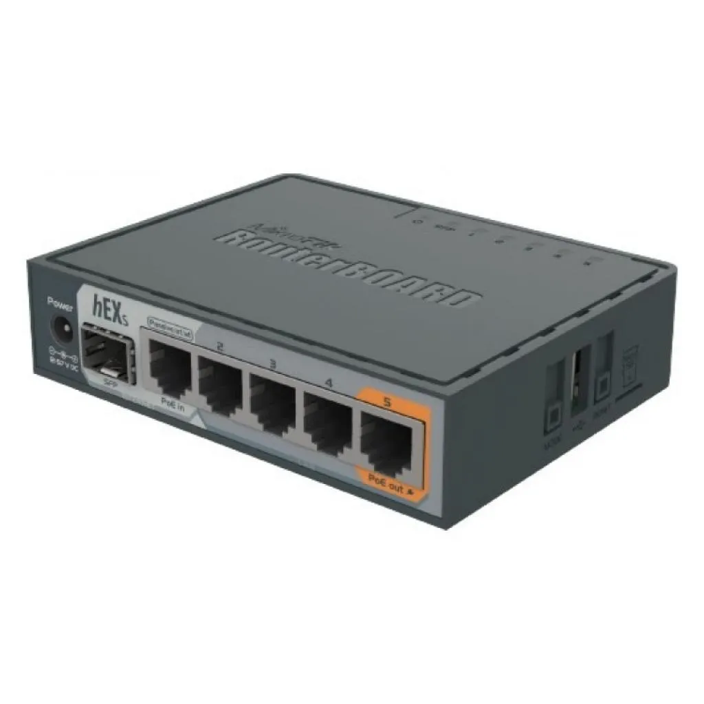 Mikrotik Routerboard RB760iGS Hex S 880MHz 256MB Roteador Gigabit Ethernet