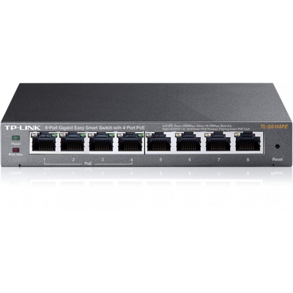 Hub 8 Portas Tp-Link TL-SG108PE 10/100/1000 POE