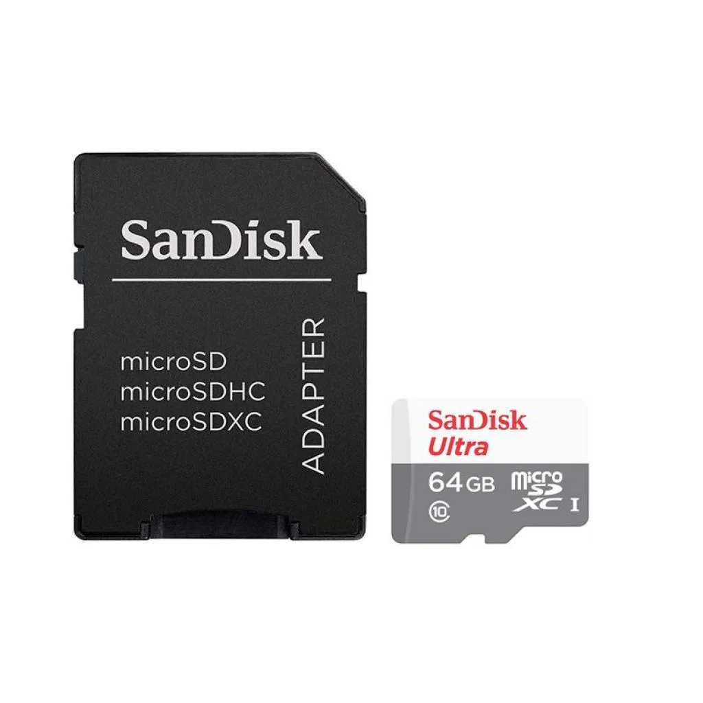 Memory SD Micro256GB Sandisk  Ultra  CL10 100MB  C/Adaptador