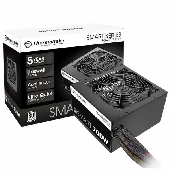 Anúncio: Fonte Thermaltake Smart Series 700W ATX Não Modular 80 Plus White - PS-SPD-0700NPCW