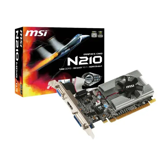 Placa De Vídeo 1GB Msi Geforce N210 DDR3