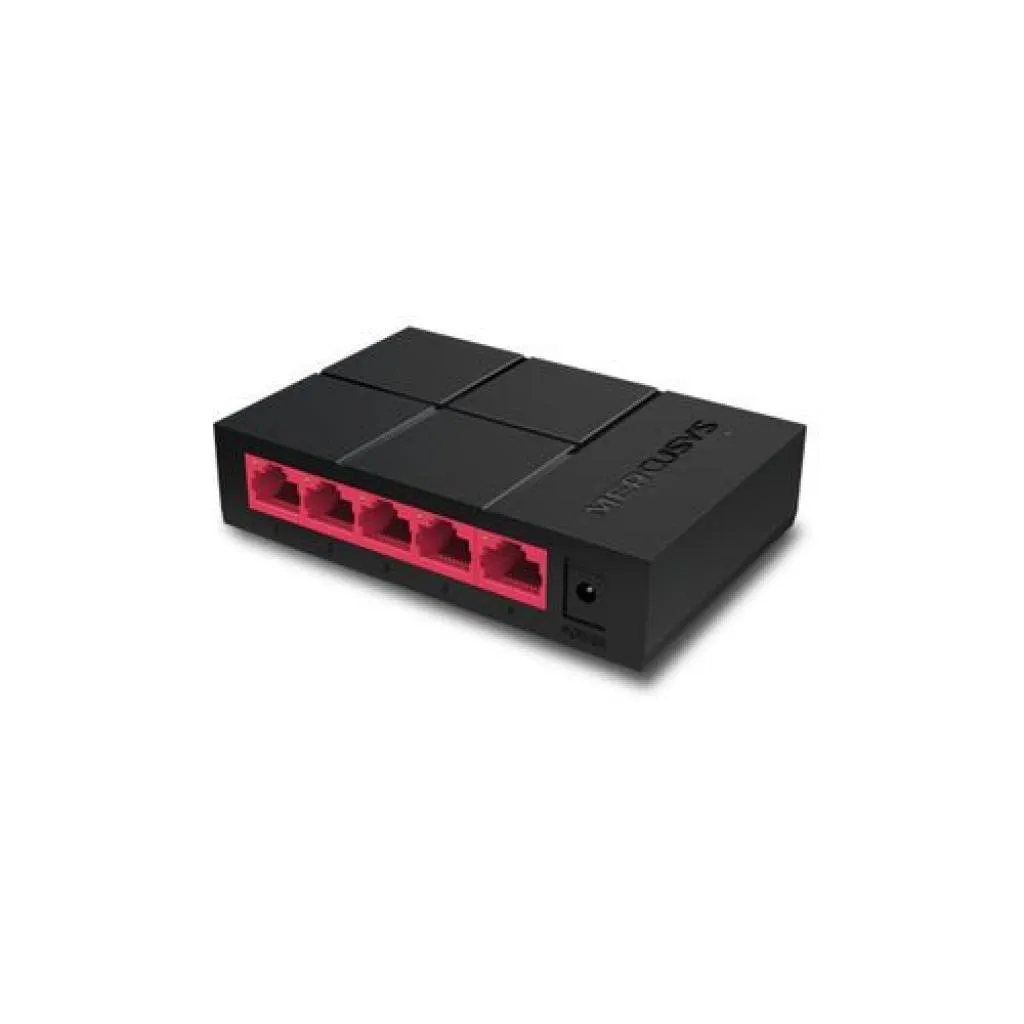 Hub 5 Portas Mercusys MS105G Gigabit Ethernet 10/100/1000 Mbps