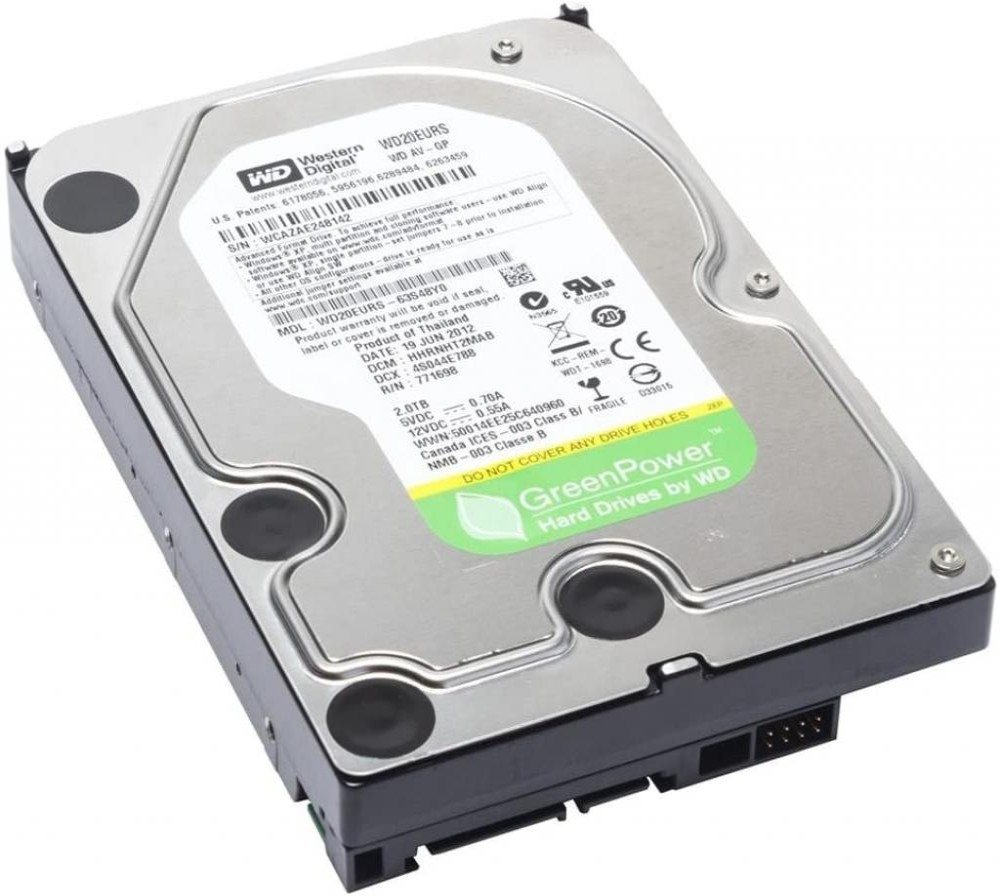 HD sata3  2tb wd wd20eurx pull