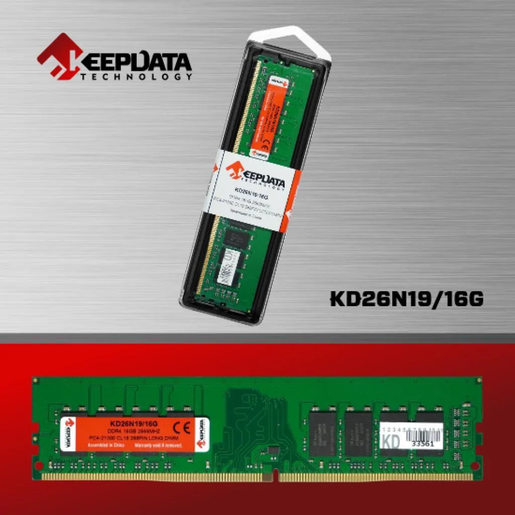 Memória DDR4 16GB 2666MHz Keepdata KD26N19/16G