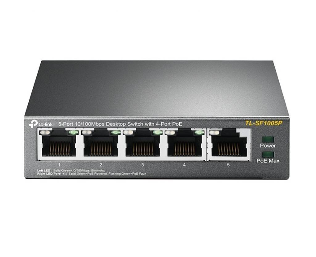 Hub 5 Portas Tp-Link TL-SF1005P 10/100 4P POE