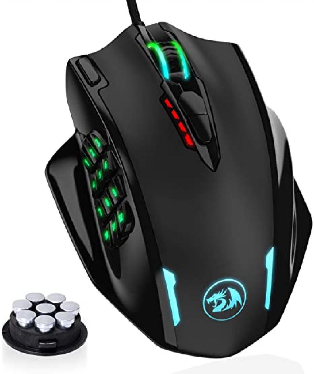 Mouse Redragon Impact Gaming M908 Rgb 18 Botões