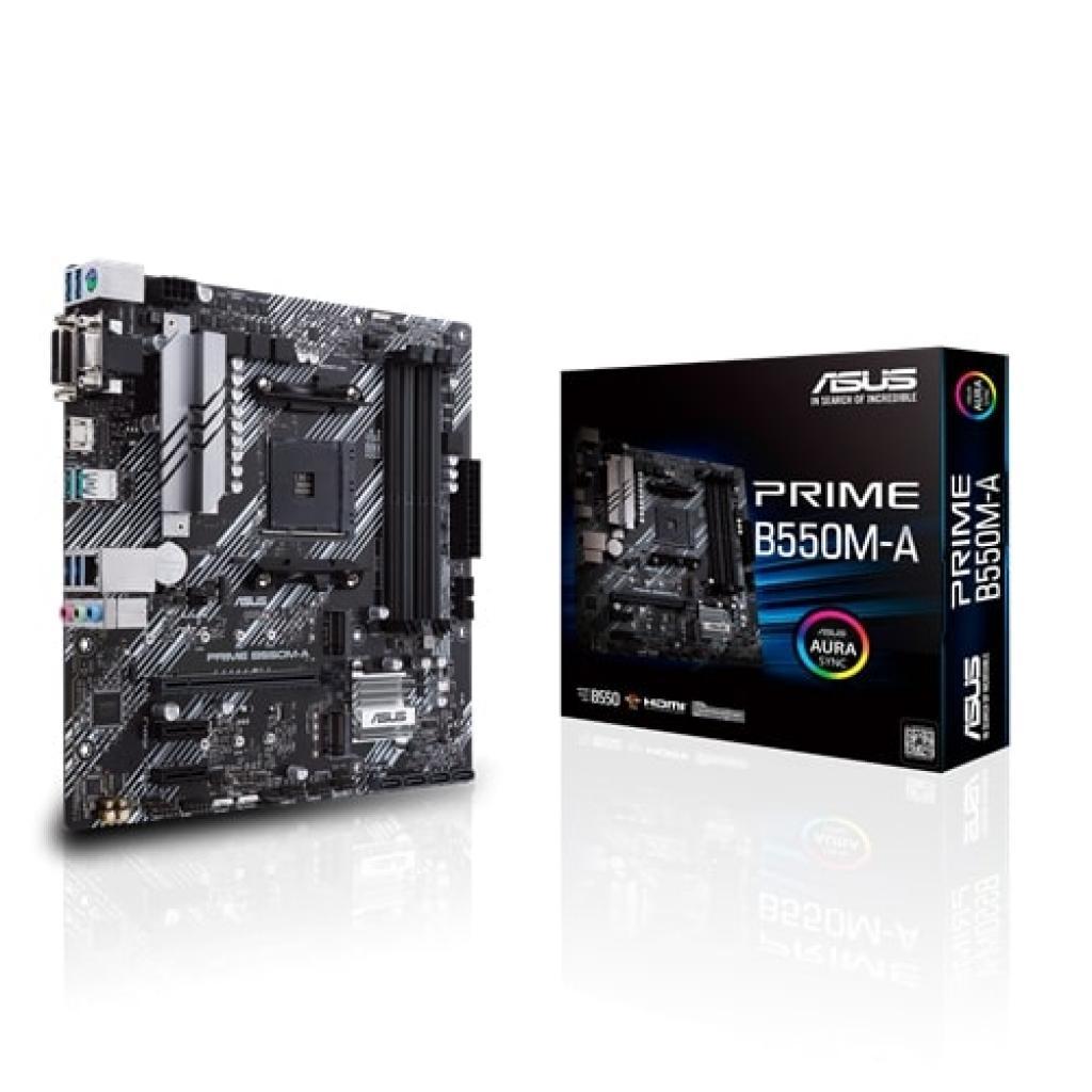 Placa Mãe Amd AM4 Asus B550M-A Prime Micro-Atx Chipset B550