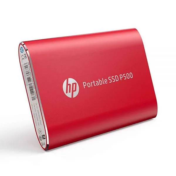 SSD Externo HP P500 250GB USB-C 3.1 Gen 2 - Vermelho 7PD49AA#ABC