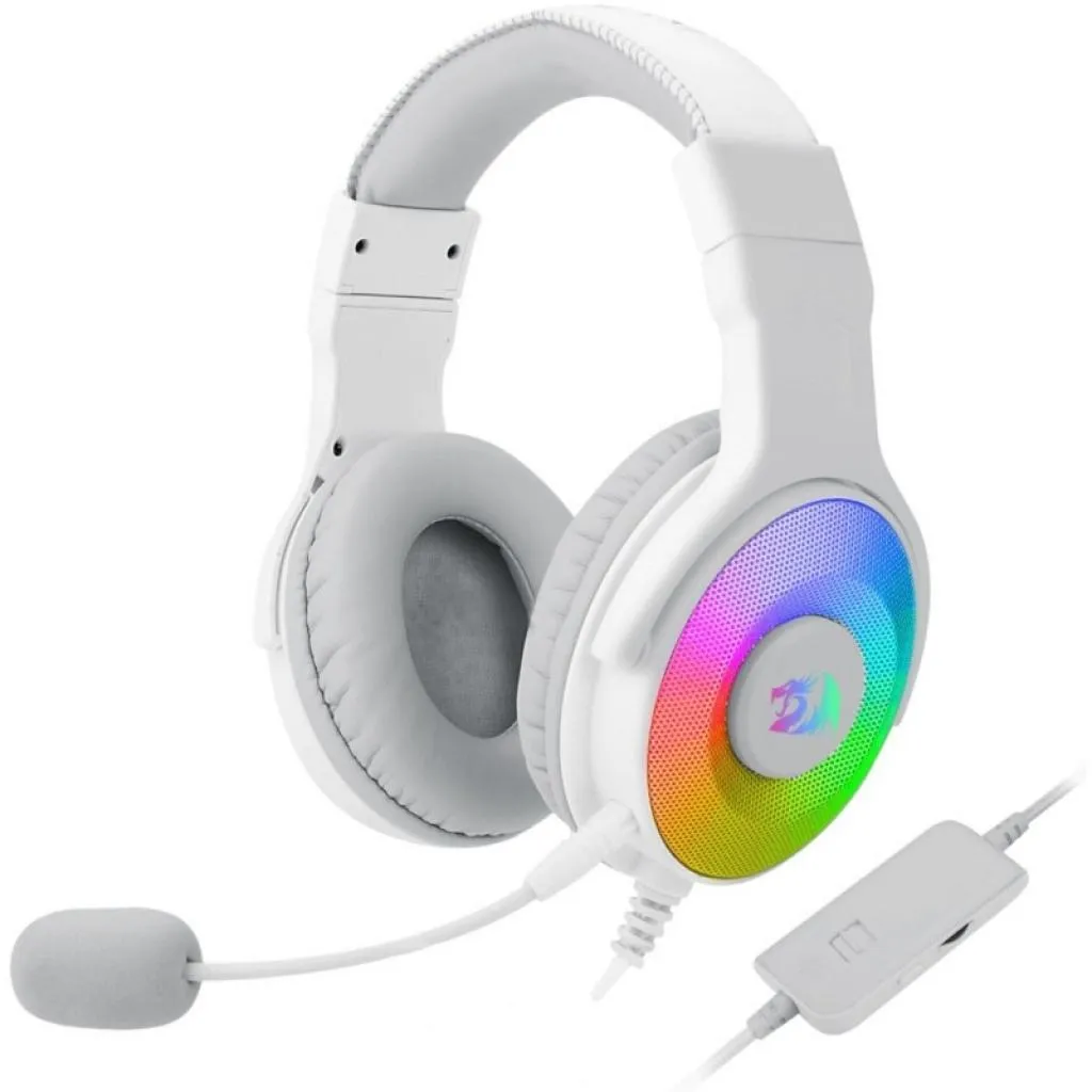 Fone Redragon Pandora H350W-RGB BR Headset Gamer Com Iluminação Rgb