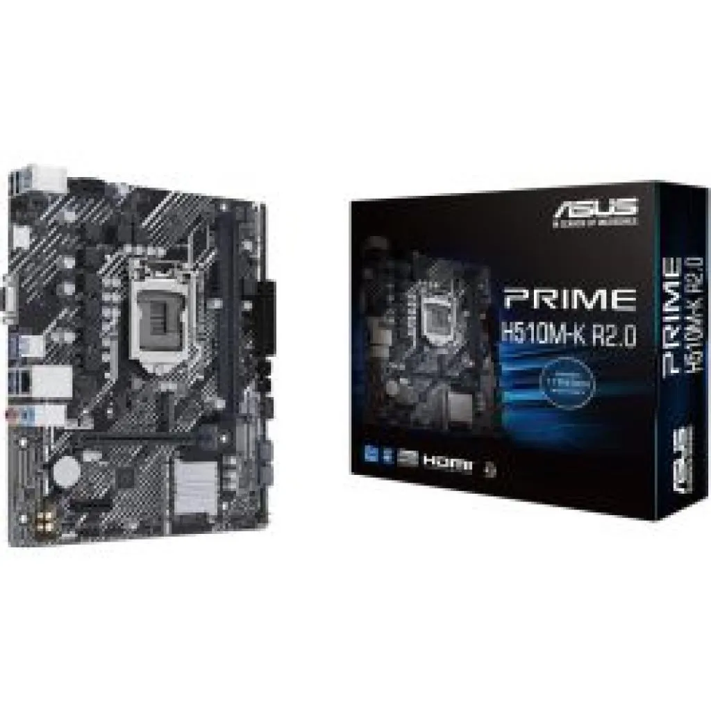 Anúncio: Placa Mãe Intel 1200 Asus H510M-K Prime R2.0 Micro Atx