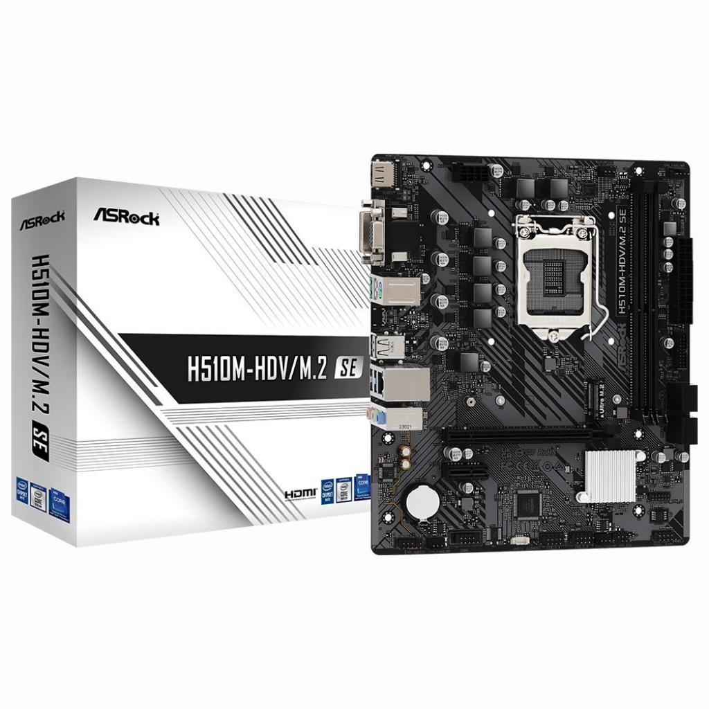 Placa-Mãe Asrock H510M-HDV/M.2 Se Intel Lga 1200 Micro-Atx