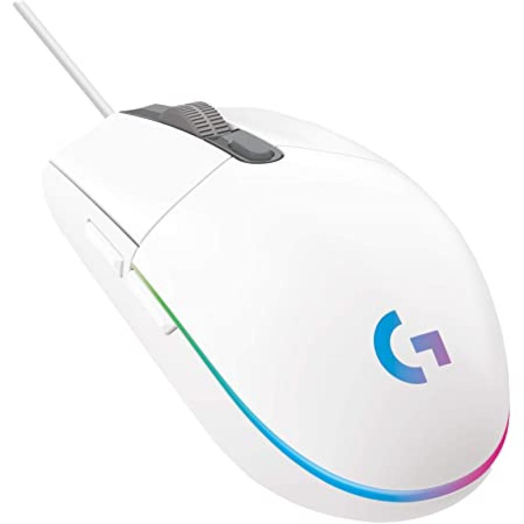 Mouse Logitech G203 Gaming Branco 910-005794