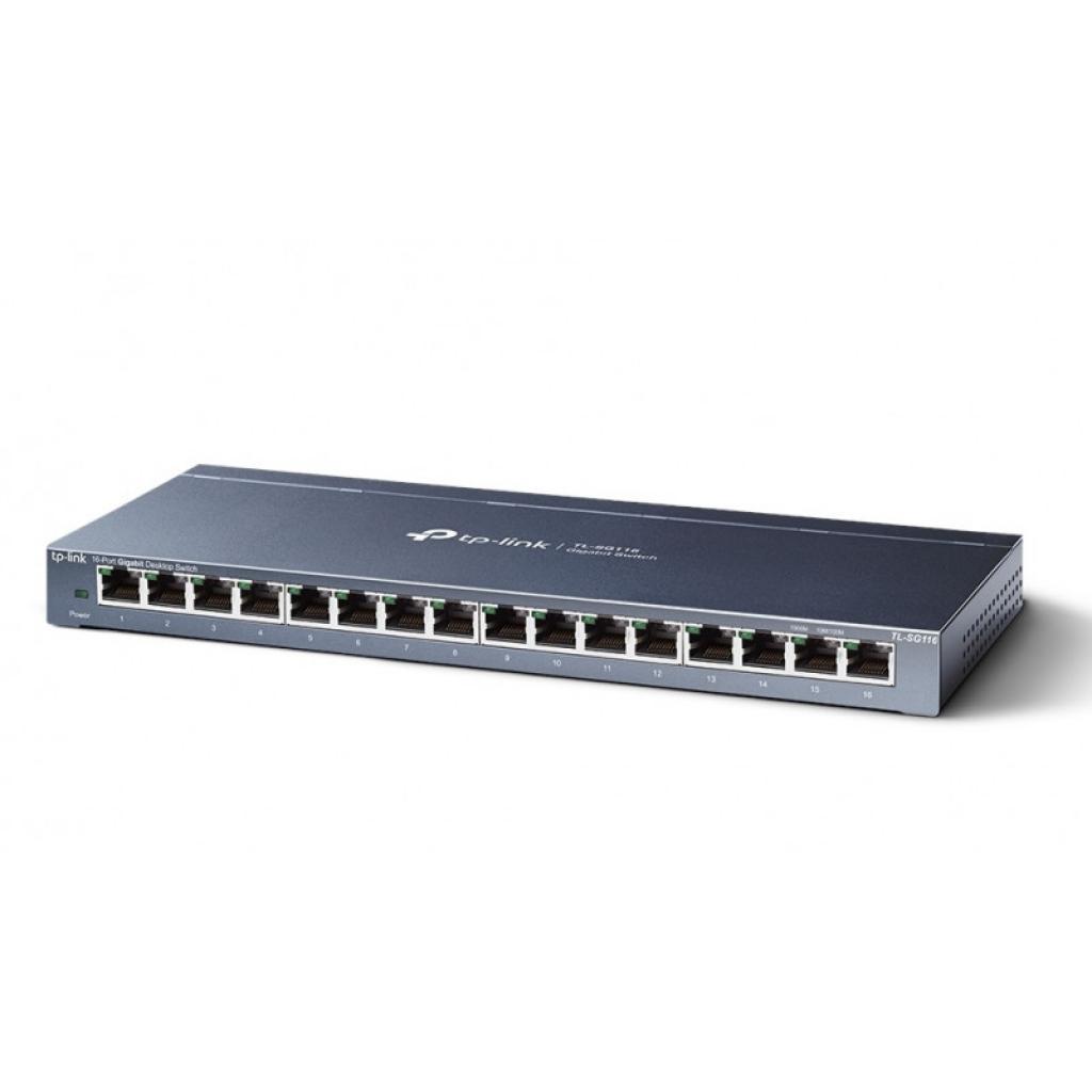 Hub 16 Portas Tp-Link TL-SG116 Gigabit Ethernet 10/100/1000