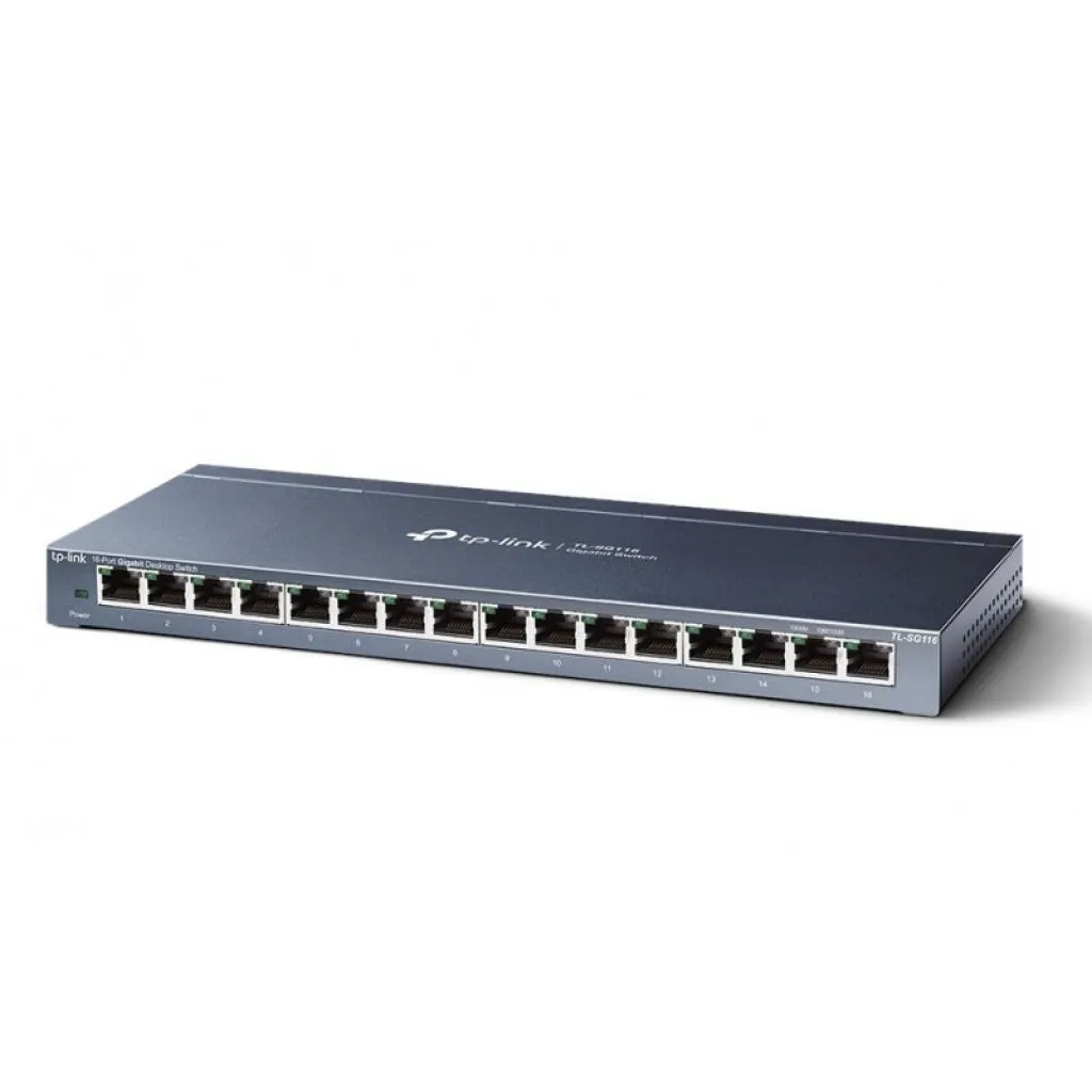 Hub 16 Portas Tp-Link TL-SG116 Gigabit Ethernet 10/100/1000
