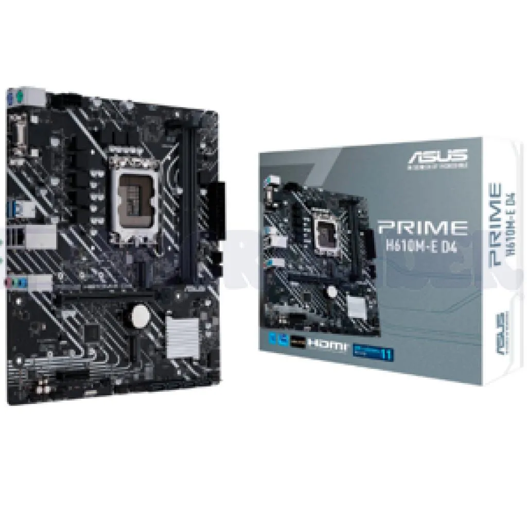 Anúncio: Placa Mãe Intel 1700 Asus H610M-E Prime D4 Micro Atx DDR4