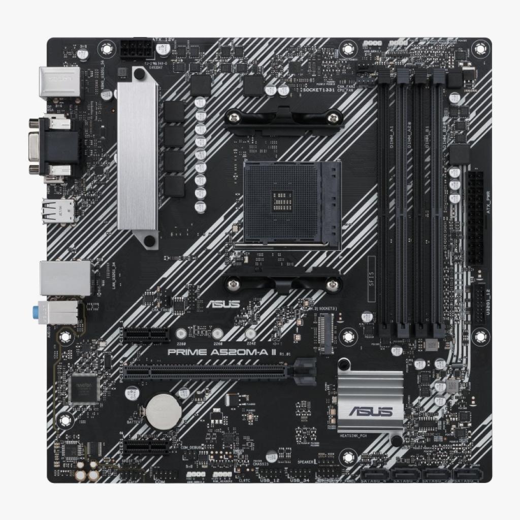 Placa Mãe Amd AM4 Asus Prime A520M-A Ii Micro Atx