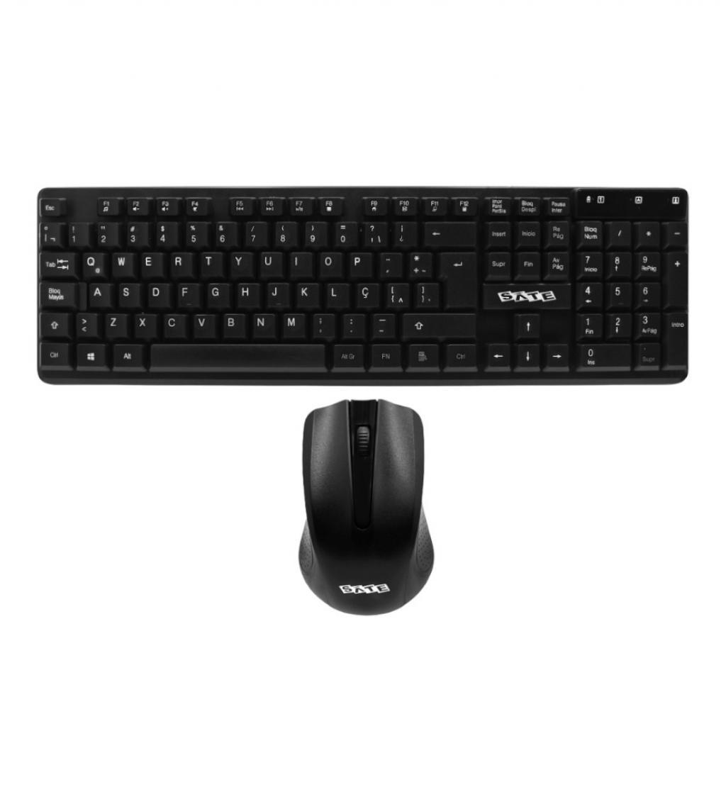 Teclado USB Satellite AK741G Com Mouse Sem Fio Português