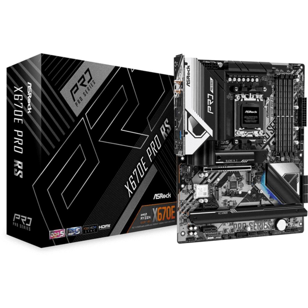 Placa Mãe Amd AM5 Asrock X670E Pro Rs WIFI DDR5 Atx