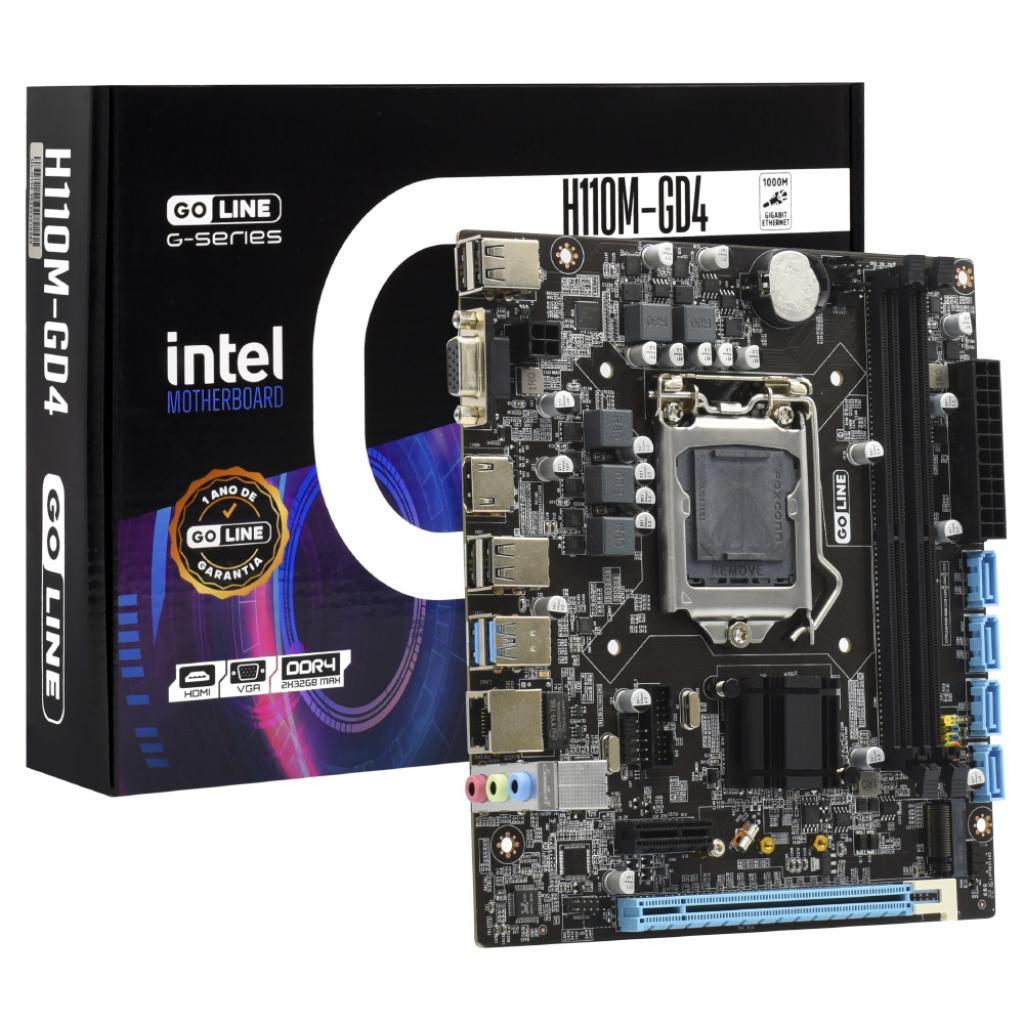 Placa-Mãe MB Intel 1151 Goline GL-H110M-GD4
