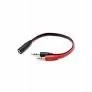 Adaptador Fone 1 Jack P/ 2 Jack 3.5MM SATE HS211T