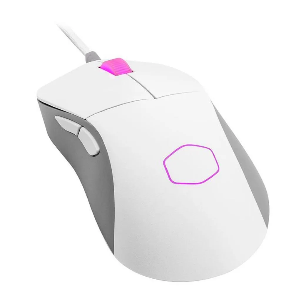 Mouse Cooler Master MM730 Branco/Cinza MM-730-WWOL1