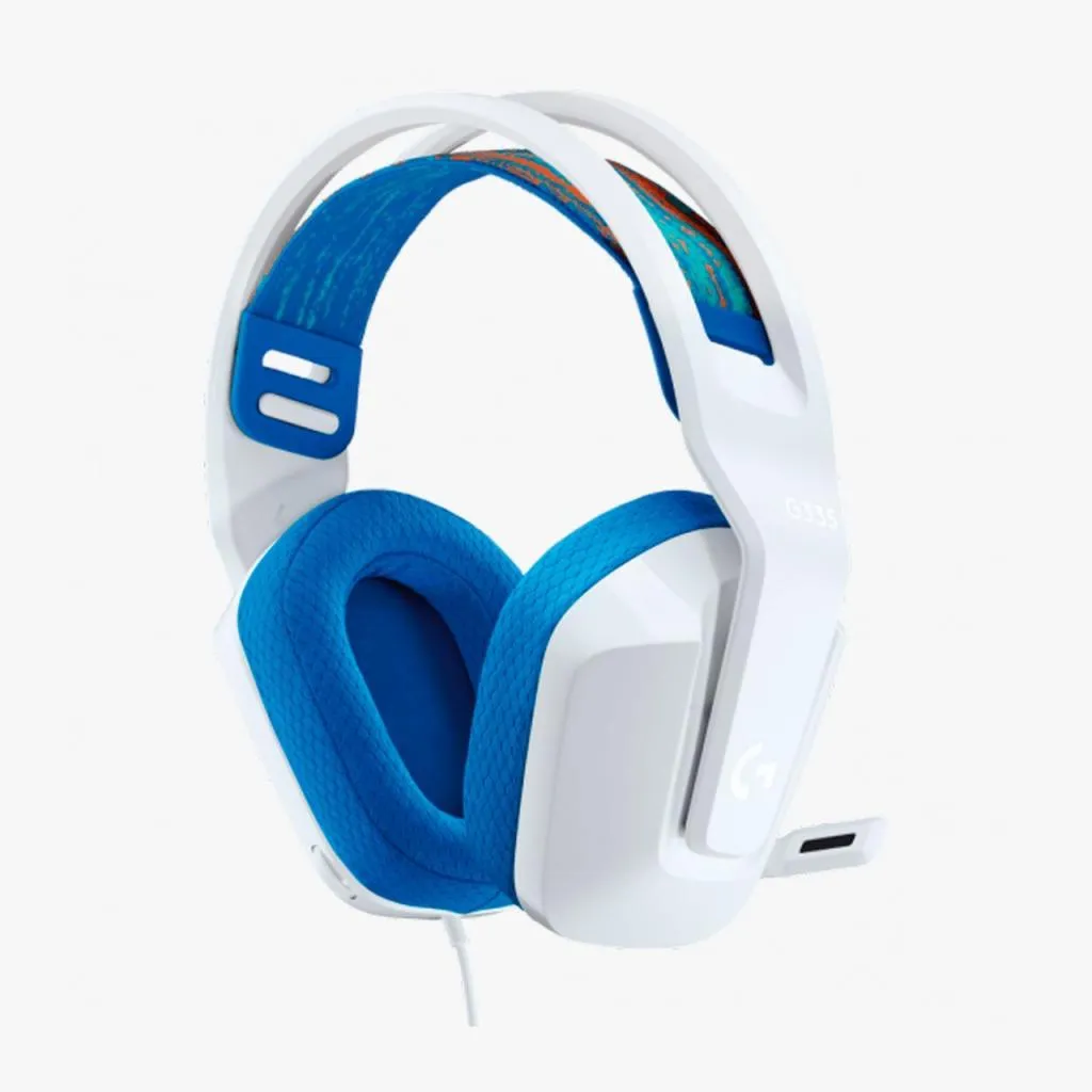 Fone Logitech G335 Lightspeed Branco 981-001017 Headset Gamer Com Microfone
