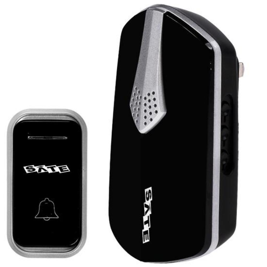 Campainha Satellite A-DB01 Preta S/Fio Bivolt