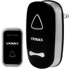 Campainha Satellite A-DB02 Preta sem fio Bivolt