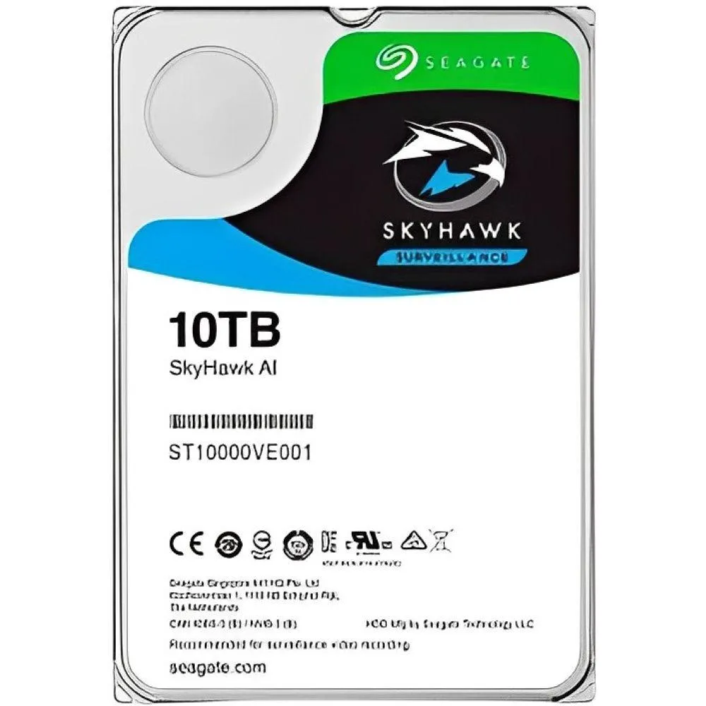 HD Sata3 10TB Seagate Skyhawk AI ST10000VE001