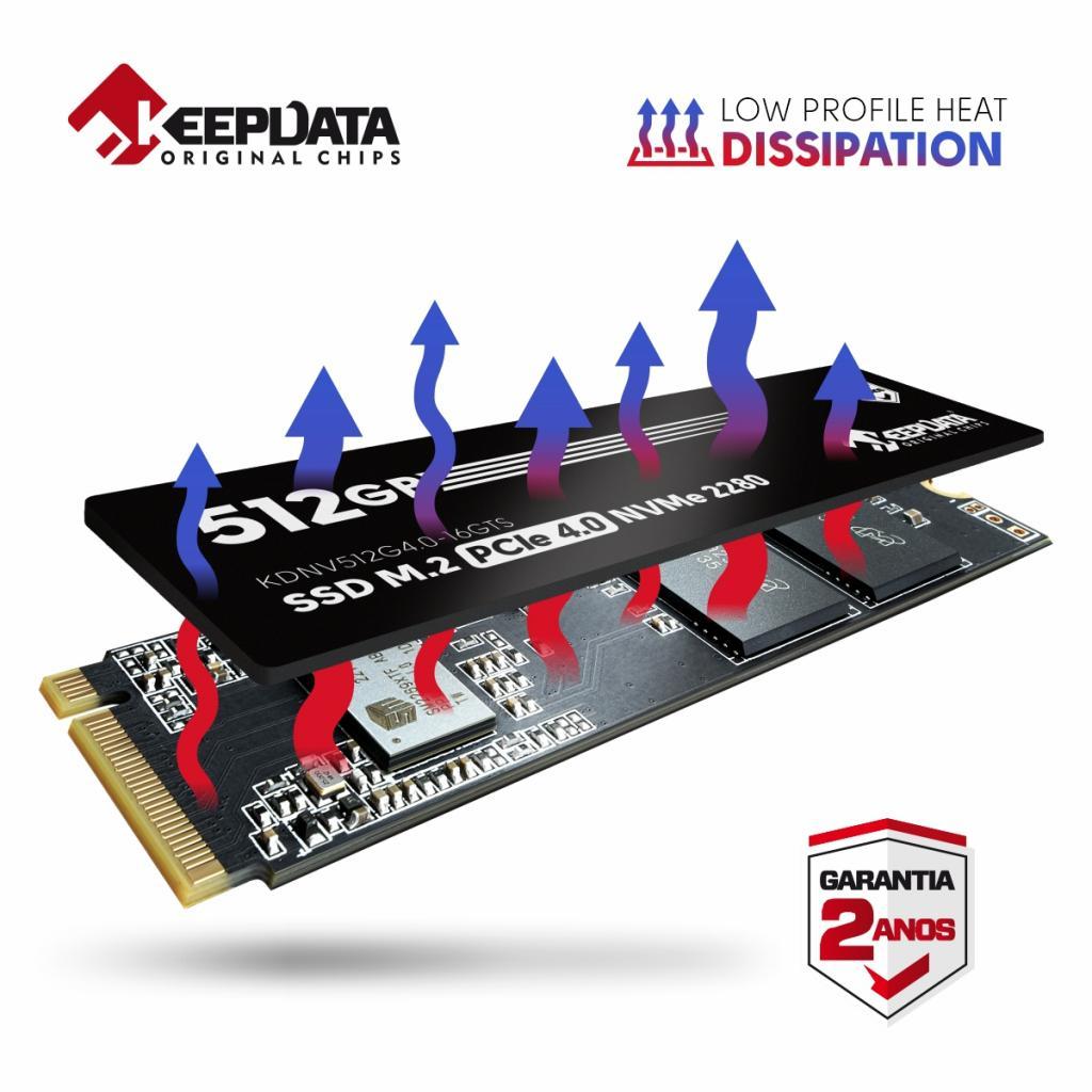 Hd SSD M.2 512GB Keepdata KDNV512G4.0-16GTS Nvme