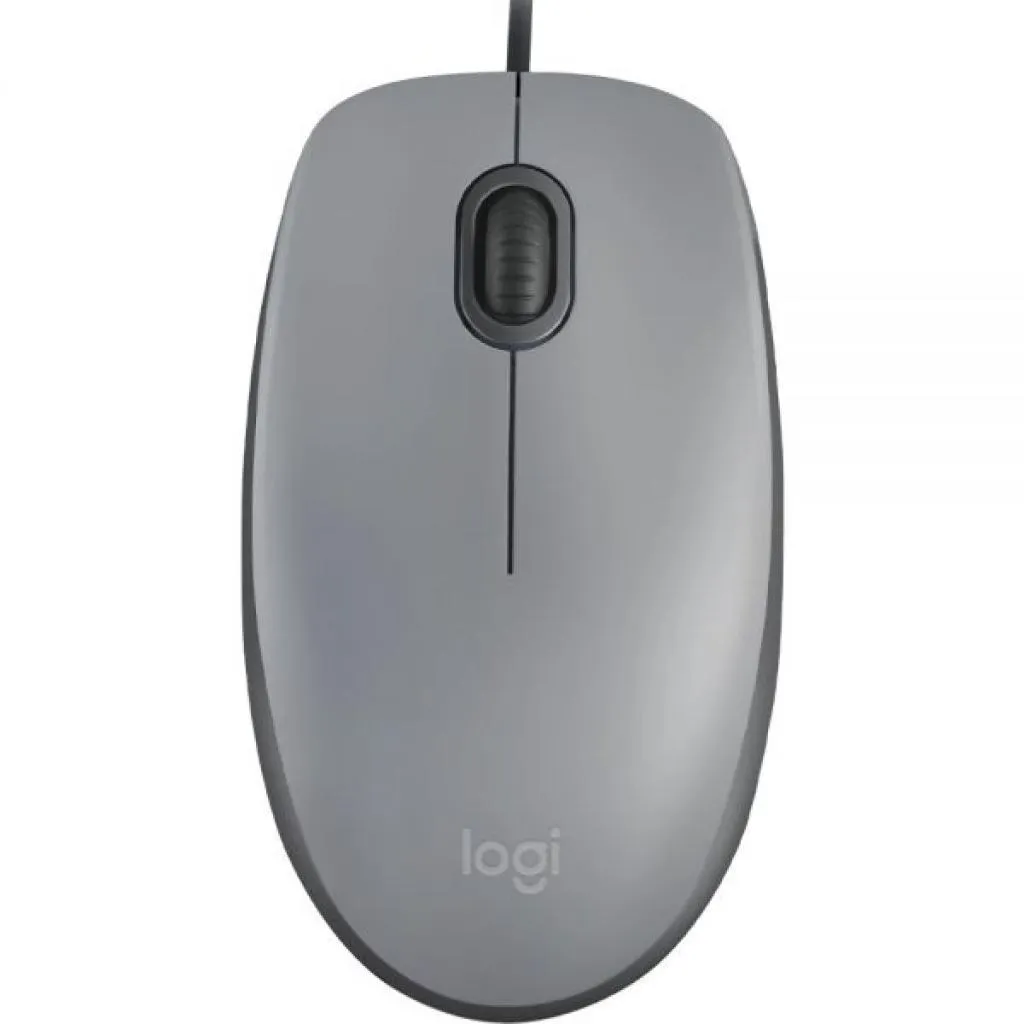Mouse Logitech M110 Cinza Com Fio USB