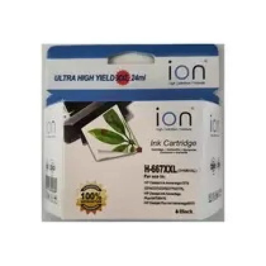 Cartucho Ion 667XXL Preto 24ML
