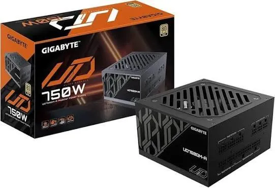 FONTE 750W GIGABYTE GP-UD750GM 80PLUS GOLD IVA