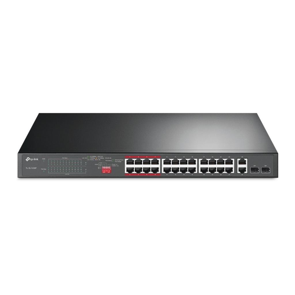 Hub 24 Portas Tp-Link TL-SL1226P 2P Giga