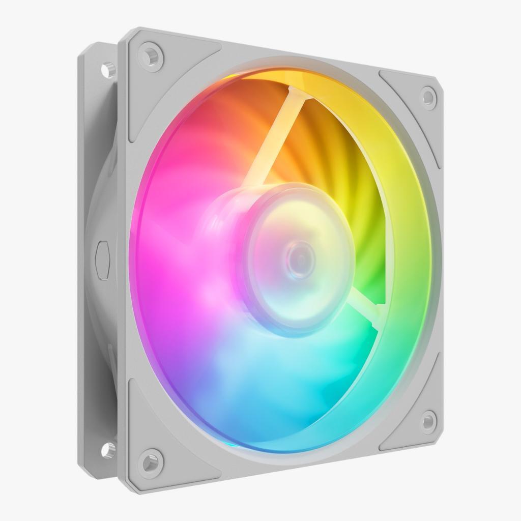 Cooler Gabinete Coolermaster Mobius 120P Argb Branco 120mm