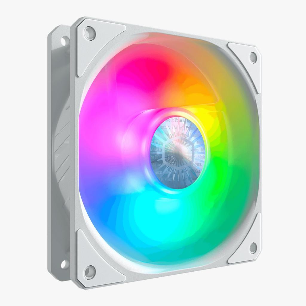 Cooler Gabinete Coolermaster Sickleflow 120 Argb Branco