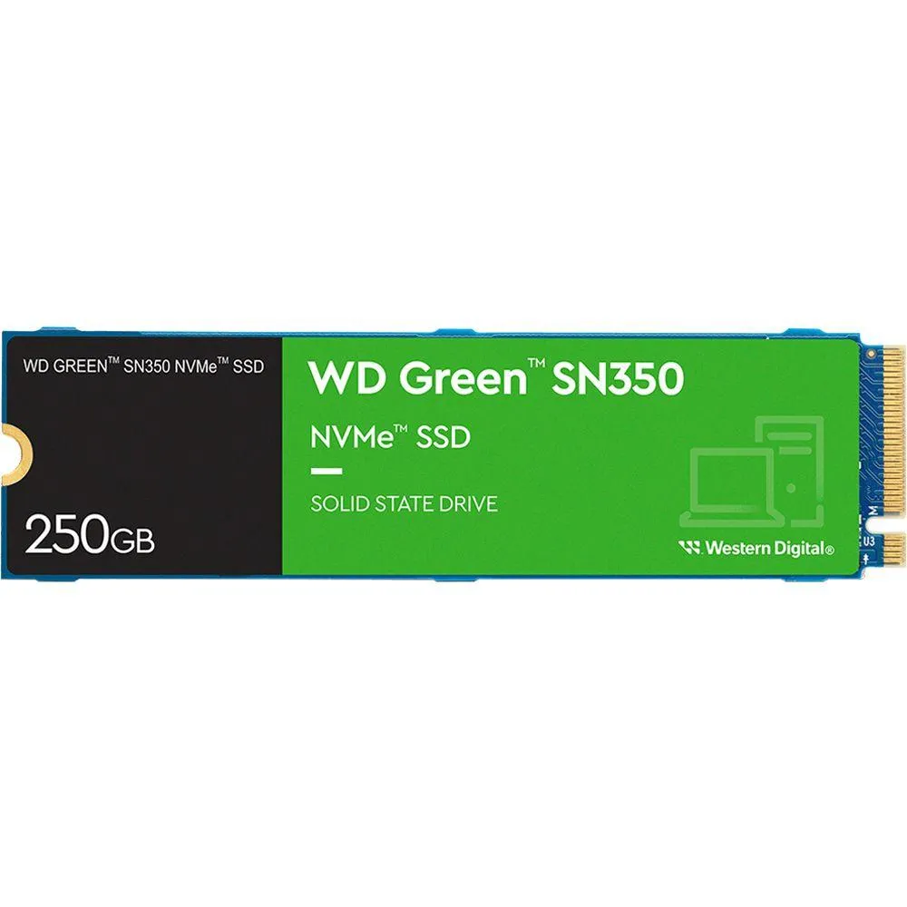 Hd SSD M.2 250GB Wd Green SN350 Nvme WDS250G2G0C